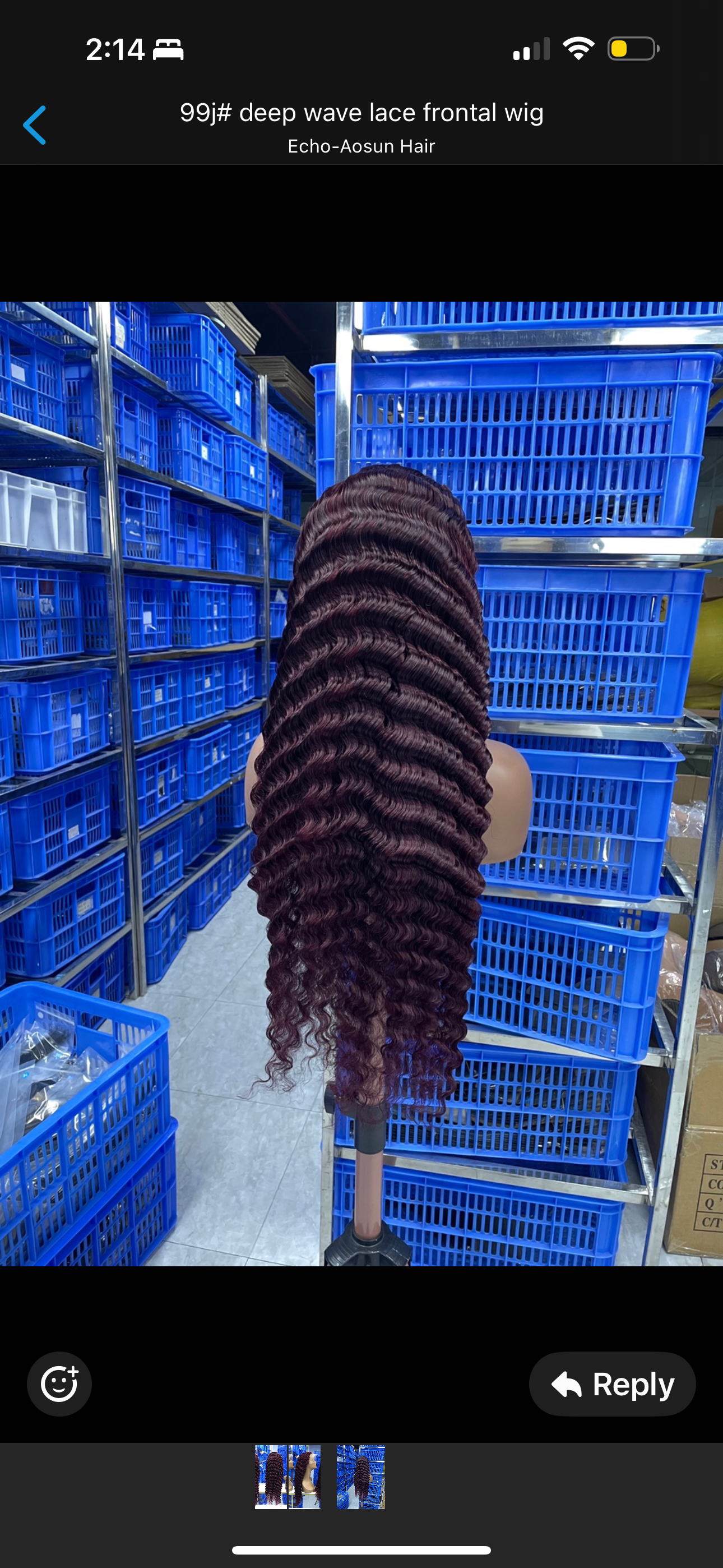 99j# deep wave lace frontal wig