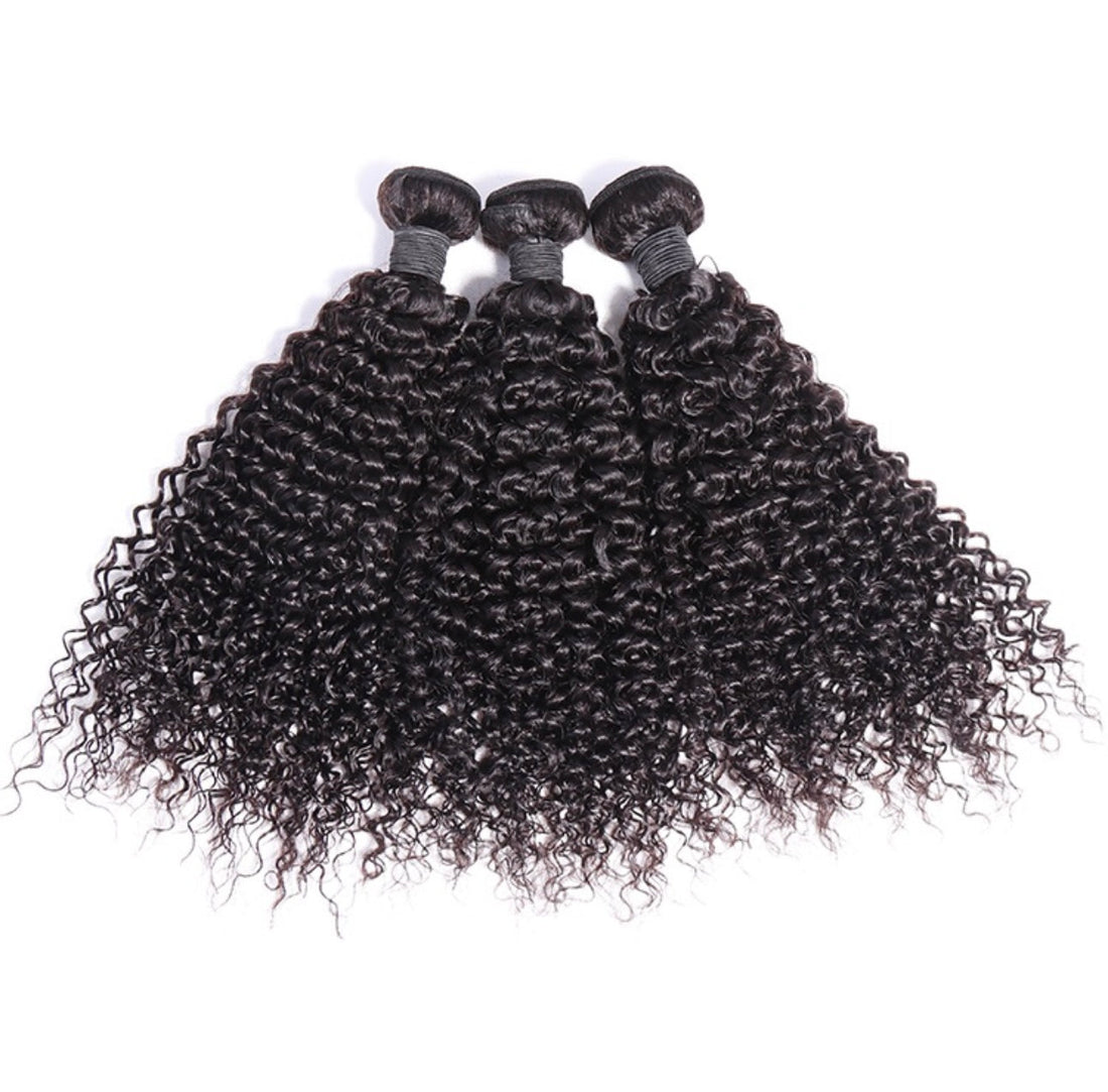 Kinky curly hair bundles